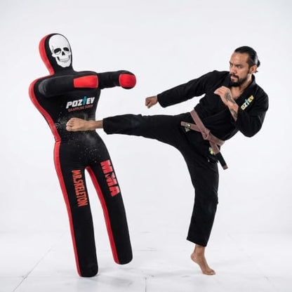 Adult Grappling Dummy – 6ft Unfilled Wrestling Dummy for MMA, Jiu Jitsu, and Martial Arts Training – Practice Punching Dummy – Full Size Adult Grappling Dummy for BJJ, Karate & Judo