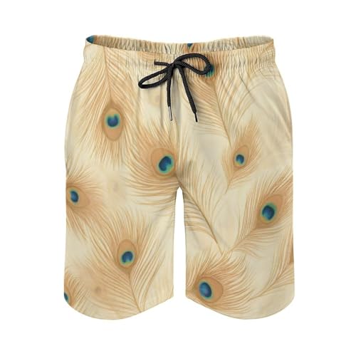 Mens Trunks Breathable Quick Dry Mesh Lining Summer Holiday Beach Board Shorts - color: Style-1, size: Small