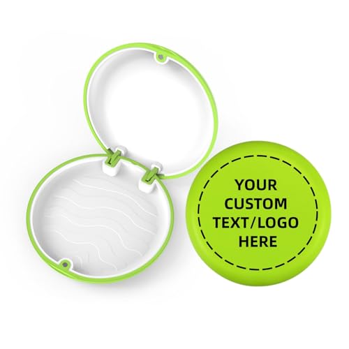 100PCS Customized Retainer Case with Mirror,Solid Cute Slim Aligner Case, Magnetic Closure Orthodontic Retainer Cases for Home, Travel, Work (DIY-Green without Mirror) - color: DIY-Green without Mirror