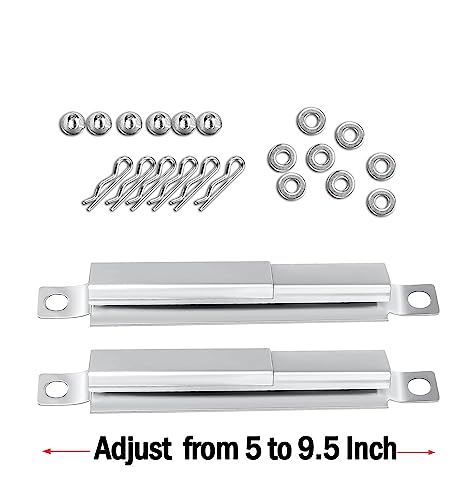 4-Pack Universal Carryover Tube for Char-Broil Gas Grill | 304 Stainless Steel, Universal for 4-5 Burner Grills (Charbroil/Nexgrill), Easy Installation, adjustable length - size: 4 Pack