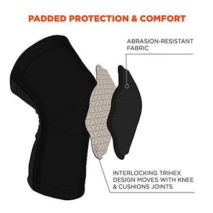 Ergodyne Proflex 525 Lightweight Padded Knee Sleeves (Pair) M/L - size: M/L