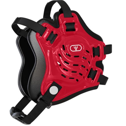 GCA Nelson Youth Wrestling Headgear Pro – Adjustable Ear Guard for Kids | Universal Fit BJJ MMA - color: Varsity Red/Black/Black