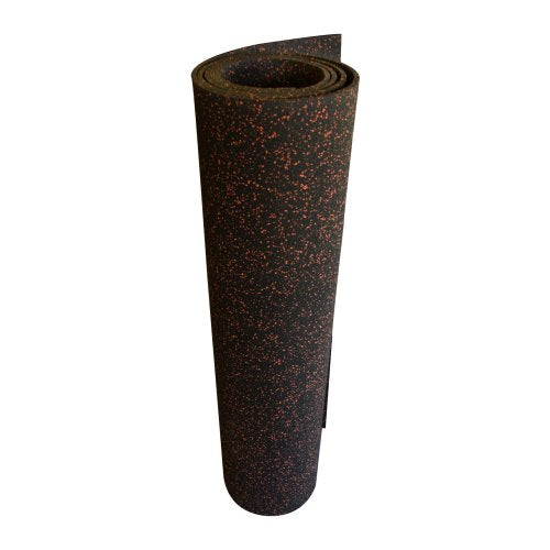 Rubber-Cal Elephant Bark Flooring 3/8-inch T x 4-feet - color: Red Dot, size: 48"L x 48"W x 0.4"Th