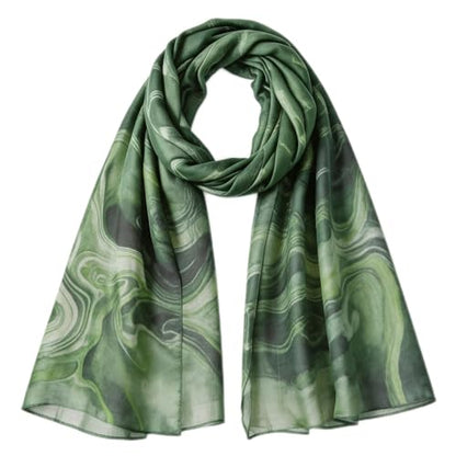 Hijab Scarf for Women Fashion Printed Modal Hijab Head Wrap Scarves Lightweight Long Scarf Shawls - color: Watercolor I