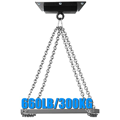 Luwint Ceiling Mount Punching Bag Hanger, Heavy Duty Ceiling Bracket Hook for Heavy Bag, Swing, Hoop, Pulleys and Harness, 660lbs