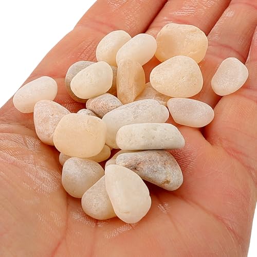 Aquarium Fish Tank Gravel Decors 8-10mm Natural Rain Flower Stone Landscape Pebbles for Aquarium Substrate and Flowerpot Decoration