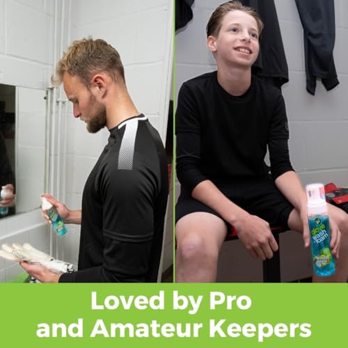 gloveglu Goalkeeper Gloves Wash & Foam | Specialized Foaming Wash Solution with DirTECH Latex Cleaning Formula | Deep Cleans Dirt & Sweat While Maintaining Grip and Glove Performance | 200ml - color: Tropical Punch