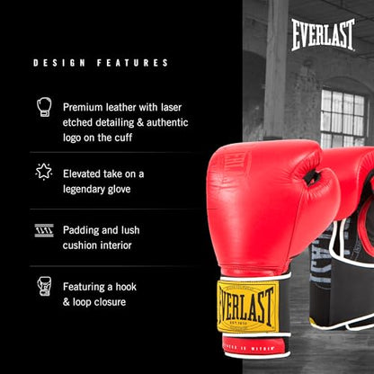 Everlast Everlast Classic Training Glove - color: Red, size: 16 Ounce