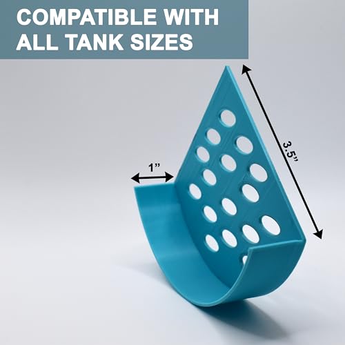 Corner Shrimp Guard to Prevent Predator Fish. Ultimate Breeding Protection for Shrimp in Betta Tank. Enhance Tank Harmony, 3.5" Diameter