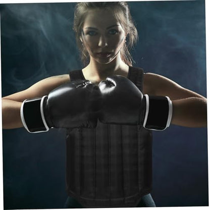 Toddmomy Portable Sponge Chest Protector for Boxing and Taekwondo Adult Unisex Chest Guard Full Lightweight and Breathable Design for Training and Competition