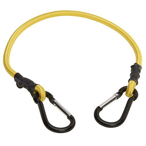 Keeper - 24” Carabiner Bungee Cord, 2 Pack - UV and Weather-Resistant - size: 24"