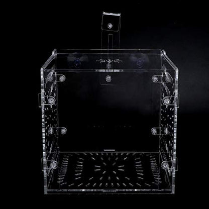 Fish Tank Breeding Box Aquarium Isolation Box High Transparency Adjustable Height Sturdy Acrylic Material for Fish Shrimp Isolation Transparent 15x15x15cm 30x15x15cm 20x20 (15CM*15CM*15CM)