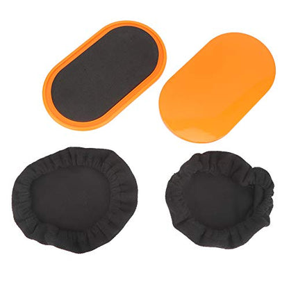 2Pcs Fitness Sliders Yoga Sliding Disks Exercise Sliders Carpet Fitness Disc Training Slider for Working Out, Exercise Sliding Plates for Abdominal Core Strength Training