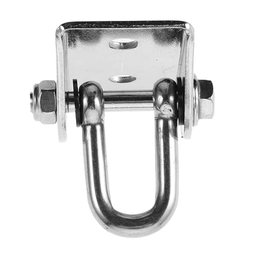 Swing Hangers Set Heavy Duty Stainless Steel Swivel Hook for Hammock Chairs Punching Bags and Rotating Ceiling Mount Easy Installation Support Bracket for Secure Hanging