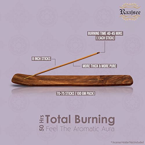 Dragon Blood Incense Sticks, 100%-Natural Charcoal Free Organic Non Toxic Clean Burning Handmade Insence Sticks 100 gm Pack, Meditation Gifts – Spritual Cleansing - color: Dragon Blood