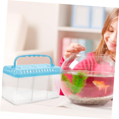 LIOOBO Fish Breeding Isolation Box Multi Functional Tank for Fish Shrimp Transparent Design for Easy Observation Increases Survival Rate of Betta Fish and More