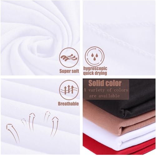 ZRQ 1 Pieces White Stretch Hijab Extra Long Solid Color African Shawl Hair Scarfs Jersey Turban Fashion Head Scarf Soft Head Wraps for Black Women - color: White
