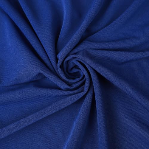 Women Muslim Ramadan Hijab Ready to Wear Long Scarf Jersey Turban Islamic Khimar Abaya Eid Prayer Scarf Saudi Niqab - color: Navy Blue