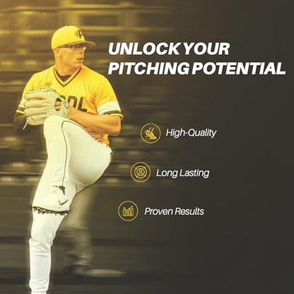 Simple Plyometric Weighted Ball | Baseball & Softball Training Ball | Arm Strength & Pitching | Durable PVC Shell with Sand Fill - size: 9oz