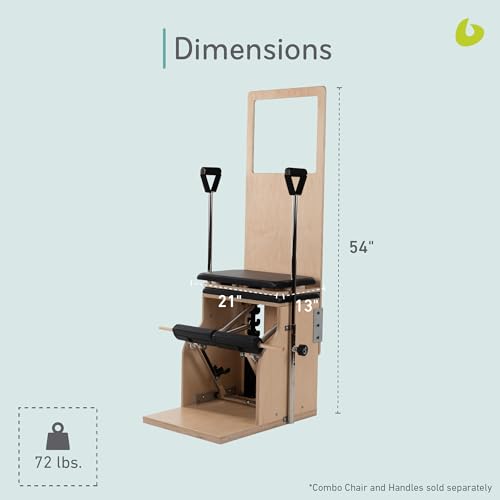 Balanced Body Removable High Back for Combo Chair, Pilates Chair Workout Equipment for Home Gym or Studio