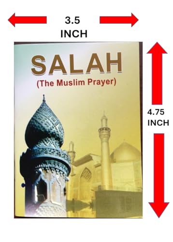 Islamic Salah Book [6 Pack ] Salat Pocket Size Muslim Prayers Book English + Arabic How to Pray Book-Islamic Favors Holy Quran Ramadan Gift Eid Favors Wholesale Islamic Gifts 123