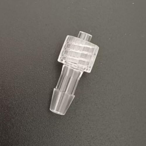 Male Luer Lock 3/16" Polycarbonate Hose Barb Adapter for Laboratory Biochemical Analytical Instruments, Food Machinery and Aquarium Equipment, 100pcs