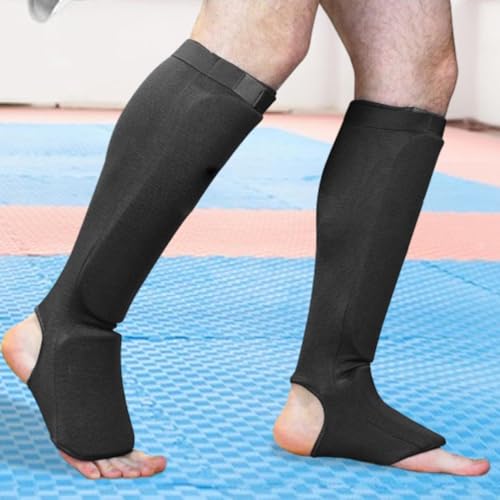 Shin Guards for Arts and Sports - color: Black L