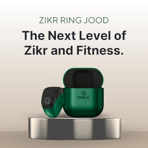 TAKVA - Zikr Ring Jood | Improved, Smart Tasbih Ring (Interchangeable Ring sizes) (Green) - color: Green