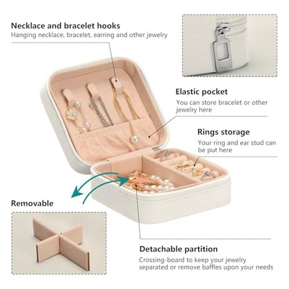 Arabic Calligraphy Cat Islamic Art jewelry storage box Travel Jewelery Organizer Portable for Women Ladies