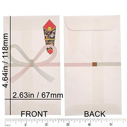 Otoshidama Pochi Money Envelopes for Cash Japanese Mini Kinpu (Pack of 1) - size: Pack of 1