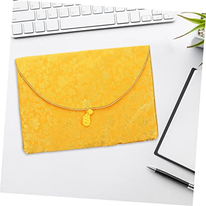 KALLORY Storage Bag for Buddhist Scriptures Book Pouch Embroidered Pattern Pouch Bag for Quran Cover Zen Portable : Clothing, Shoes & Jewelry