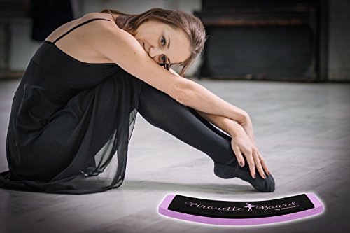 Zenmarkt Turning Board for Dancers, Cheerleaders, Gymnasts, Ice Skaters | Improve Turns, Balance & Stability — Ballet Pirouette Trainer, Figure Skating & Gymnastics Practice Board - color: Purple without Carry Bag