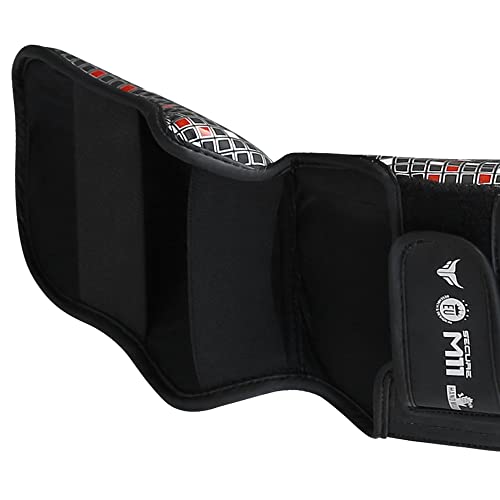 Mytra Fusion Shin Guards MMA, Muay Thai Shin Guards – Shin Instep Protection for Kickboxing, Training, BJJ, Sparring, Boxing Gear and Martial Arts - color: Black, size: Medium