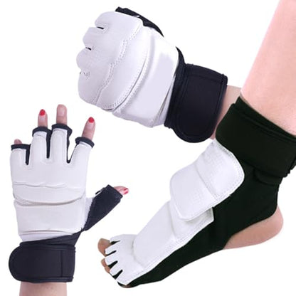 Taekwondo Gloves Taekwondo Sparring Foot Protector for Men Women, Martial Art Training Gear for Karastes Boxing Ankles
