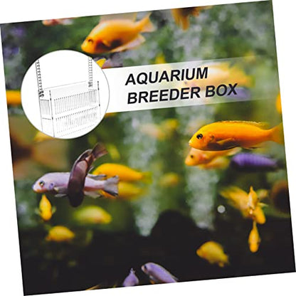 Aquarium Shrimp Breeding Container Isolation Box for Fish Durable Nursery for Fish Fry Prevents Aggressive Interactions Easy to Clean