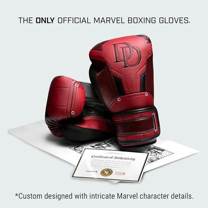 Hayabusa Marvel Hero Elite Boxing Gloves for Men and Women - color: Daredevil, size: 12oz