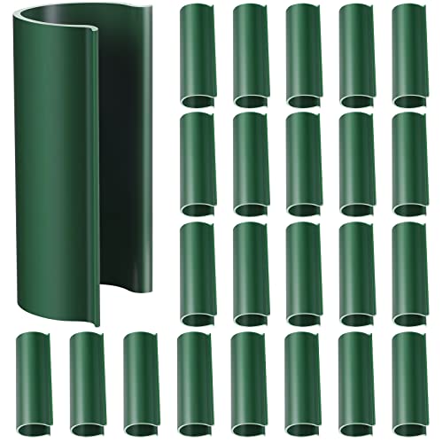 Jetec 32 Pcs PVC Pipe Clips Pool Cover Clamps for Above Ground Pool Greenhouses, Row Covers, Garden, Shelters, Bird Protection, 2.4 Inch Long(for 1/2 Inch PVC Pipe,Green) - color: Green, size: for 1/2 Inch PVC Pipe