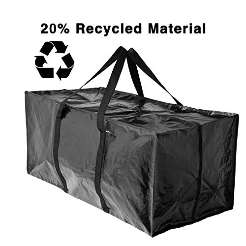 BAG-THAT! 10 Moving Bags Heavy Duty Extra Large Stronger Handles Wrap Storage Totes Zippered Reusable Packing Bags Moving Supplies Storage Boxes Storage totes Moving Boxes Packing Supplies Packing Box