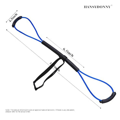 𝐇𝐀𝐍𝐒𝐘𝐃𝐎𝐍𝐍𝐘 Boxing Resistance Bands for Explosive Strength and Speed Training - Enhance Your Boxing Skills Anywhere, Anytime - color: Blue2.0(25LB)