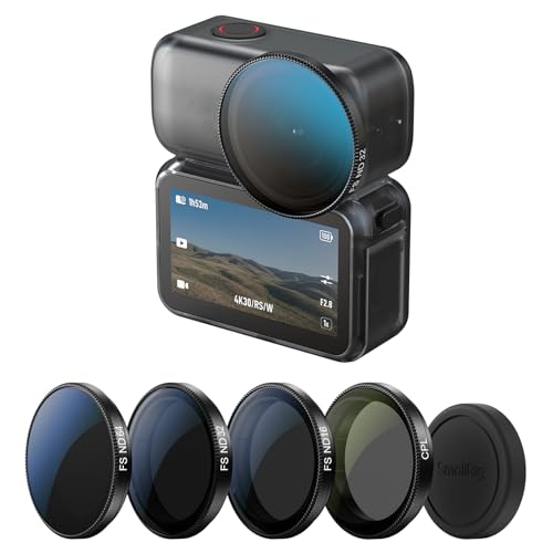 SmallRig Nano Filter Kit Only for DJI Osmo Nano, Includes CPL Polarizing Filter, ND16, ND32, and ND64 Filters - style: CPL & ND Kit