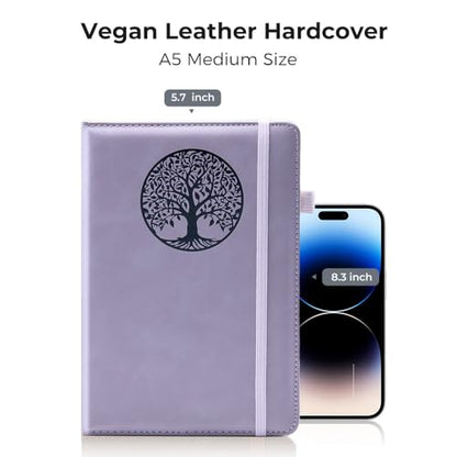 Journal 6 - Writing Notebook for Work & Travel, Women & Men | Press Soft. Smart Work. - color: Purple
