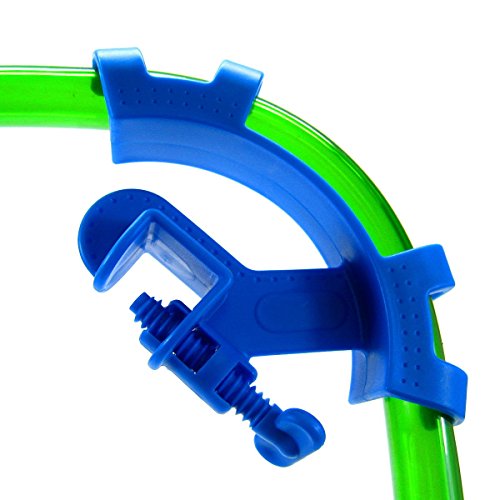 Yosoo Adjustable Aquarium Hose Holder Fish Filter Water Pipe Mount Pack of 5 - Blue