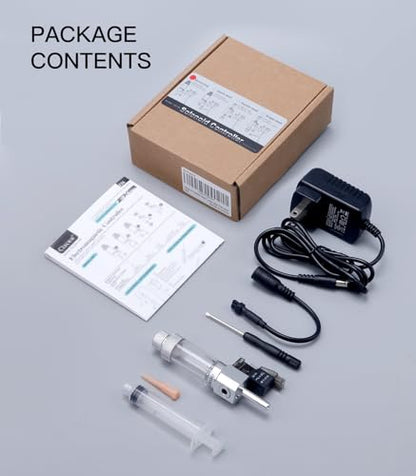 CO2 Bubble Counter with Solenoid Valve and Check Valve for CO2 Generator Water-Filled Version - color: Quick-Plug Water-Filled Version