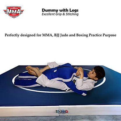 MMA Master Smith BJJ JIU Jitsu MMA Grappling Submission Standing Judo Karate Police & SELF Defense Training Brazillian Fighting Punch Bag - 4 FEET -UNFILLED