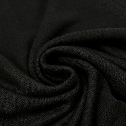 Women Slouchy Beanies Cap Soft Hijab Cap Under Scarf for Women Muslim Jersey Hijab Undercaps(1PC/2PC) - color: Black+black