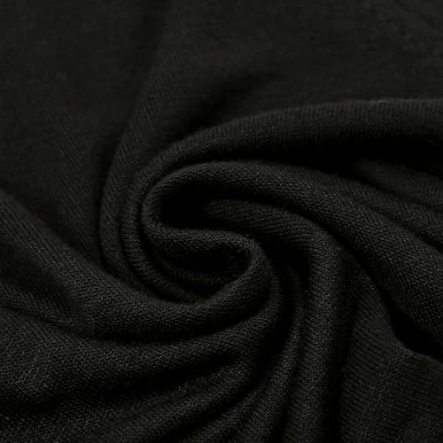 Women Slouchy Beanies Cap Soft Hijab Cap Under Scarf for Women Muslim Jersey Hijab Undercaps(1PC/2PC) - color: Black2+white2