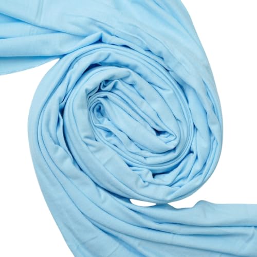 Signature Jersey Hijab - color: Ocean-haze Blue