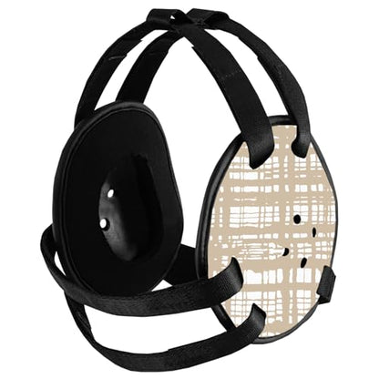 ROAR-INT Kid's Ear Guard BJJ Grappling Head Guard Adjustable Wrestling Headgear For Boys and Girls Earguard MMA Jiu Jitsu (Light-Brown) - color: Light-brown