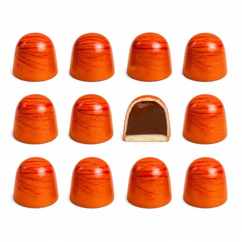 OMNIYA Delicacy Chocolate Galaxy Bonbon (7.5 oz) Crème Coffee Caramel Center 12 pcs – Handcrafted Artisan Chocolate Candy – Gourmet Gift for Holidays, Birthday, Corporate Events - size: Caramel Coffee