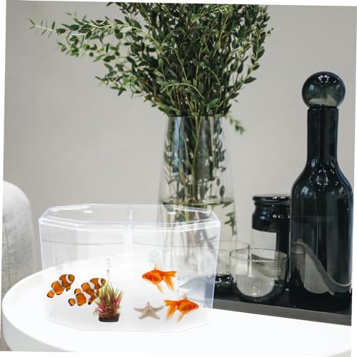 GALPADA Fish Breeding Tank with Divider Isolation Box for Betta Guppy Shrimp and Clownfish Easy to Clean and Store Design for Spawning and Nursing